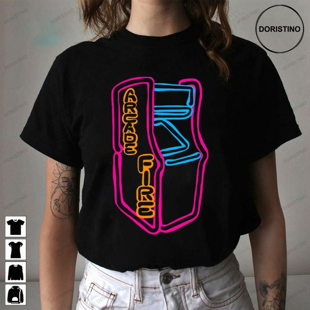 Arcade Fire Game Machine Limited Edition T-shirts